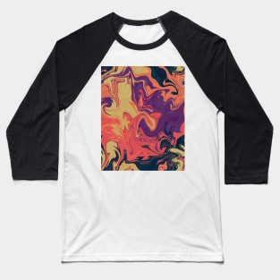 Melted Sunrise Baseball T-Shirt